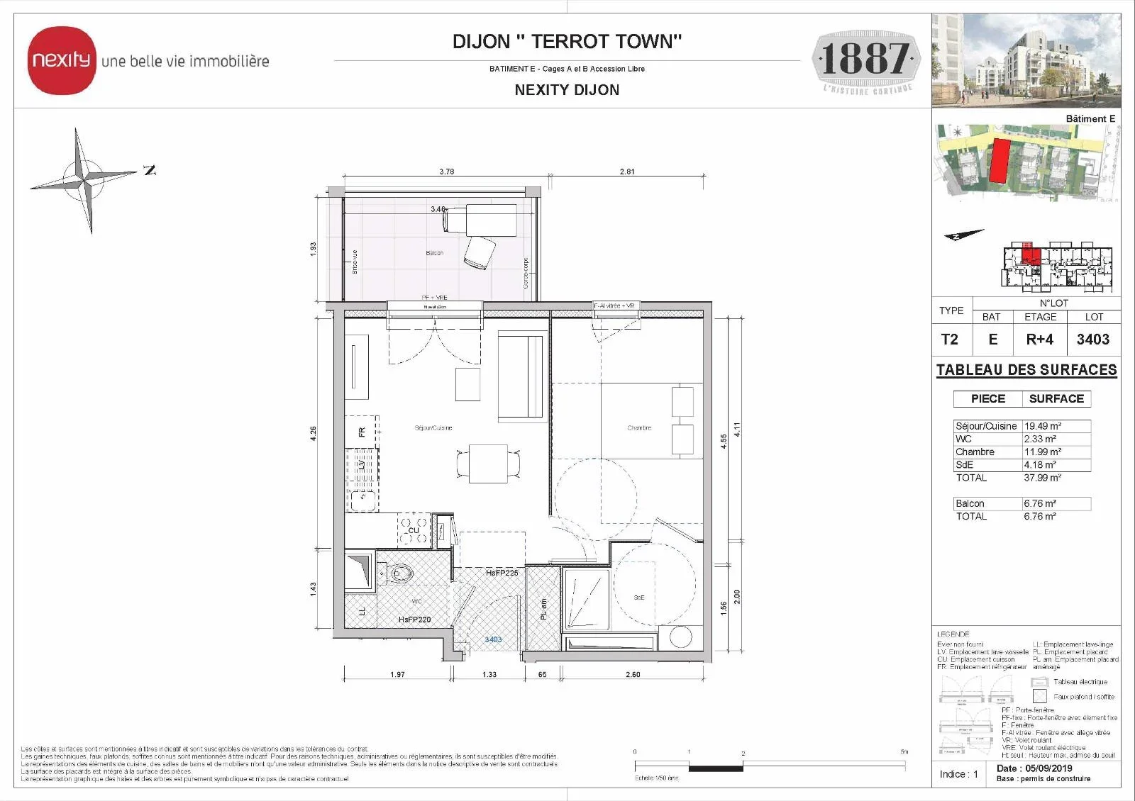 Appartement Rue Alfred de Musset à Toulouse