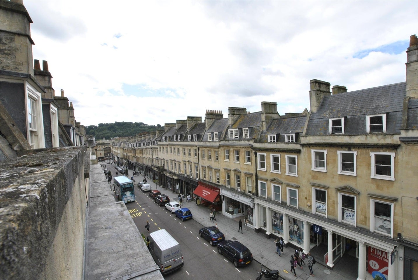 Flat Milsom Street in Bath