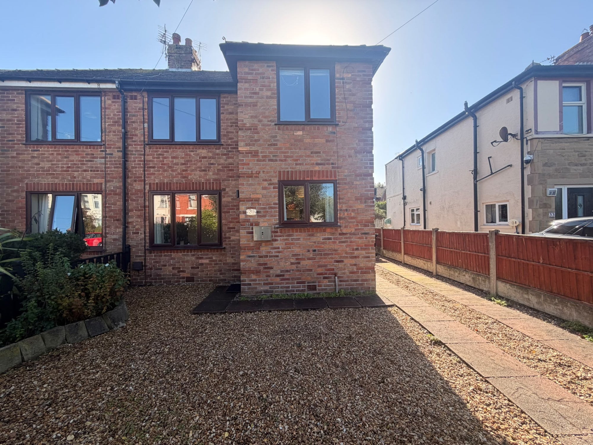 House Holmes Road in Borough of Wyre