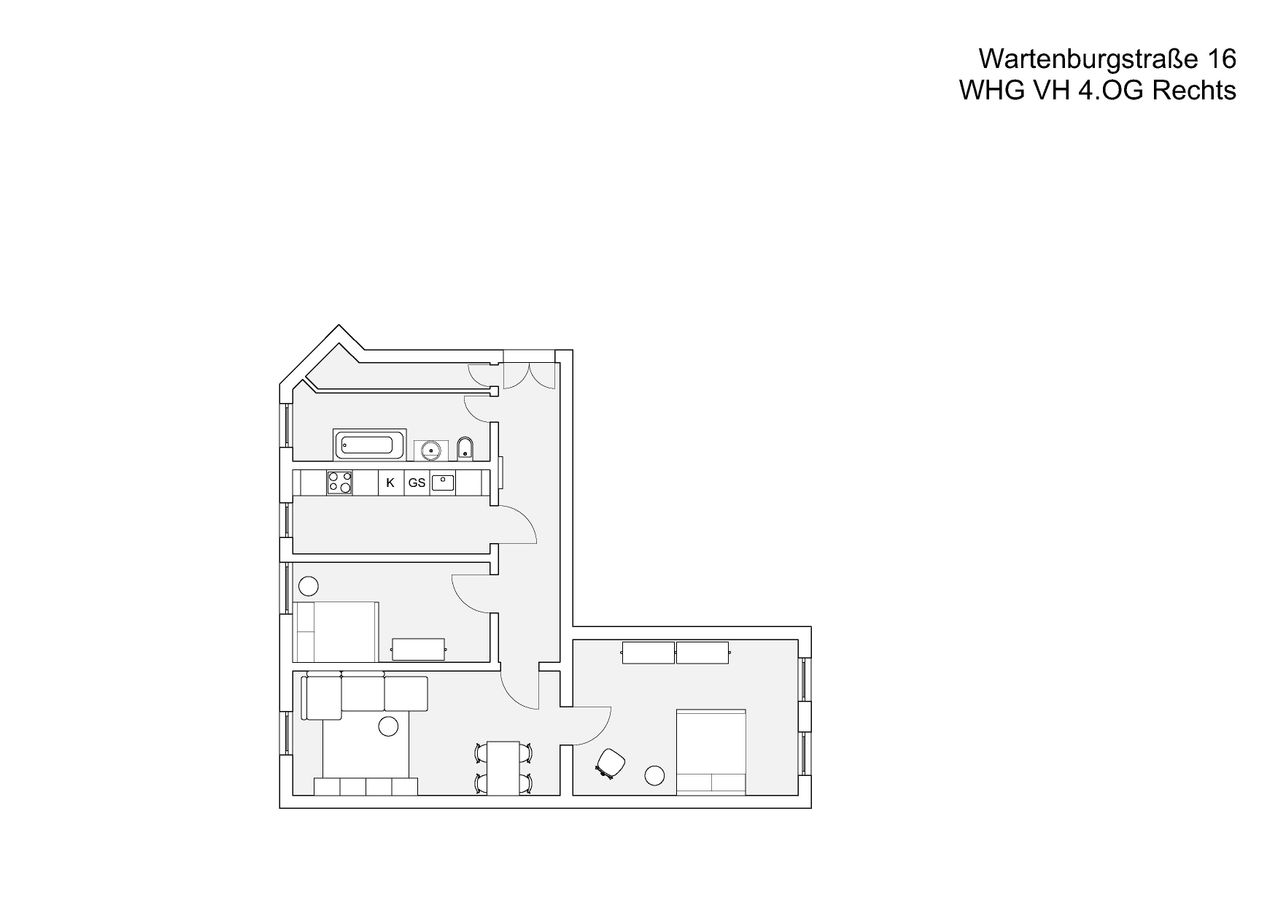 Wohnung Wartenburgstraße in Berlin