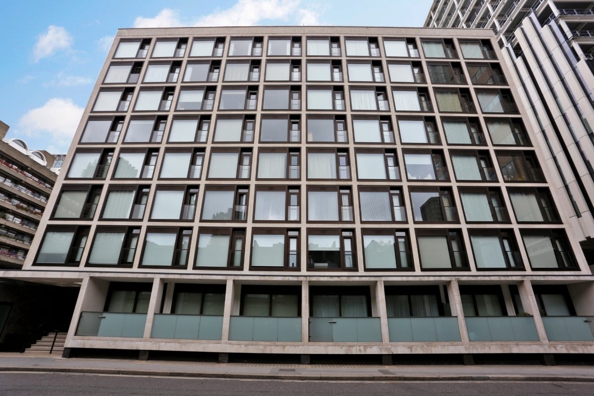 Flat Wood Street in City of London