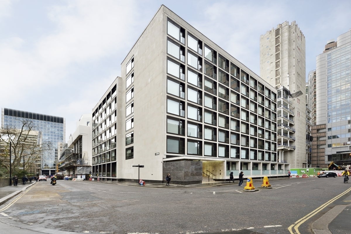 Flat Wood Street in City of London