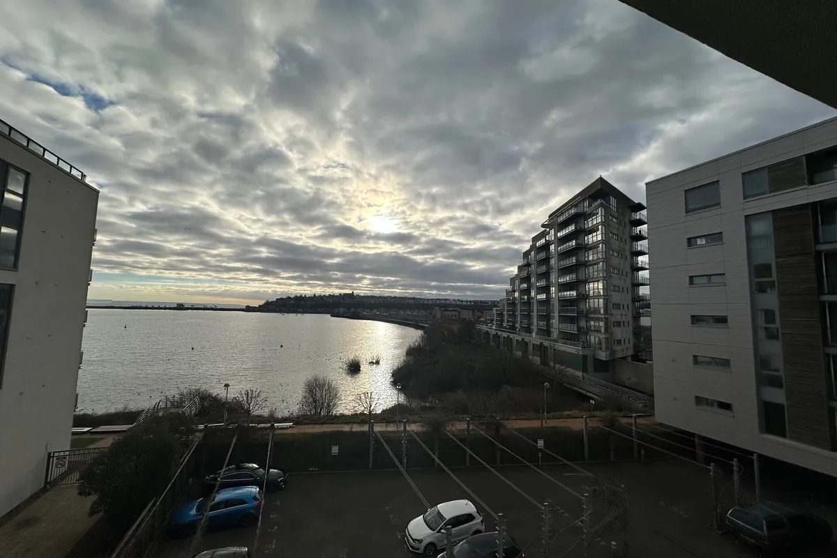 Flat Cardiff Bay Peninsula Boardwalk in Cardiff