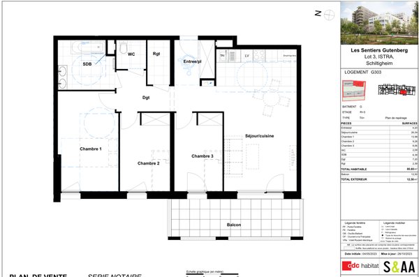 Flat Rue Clemenceau in Schiltigheim