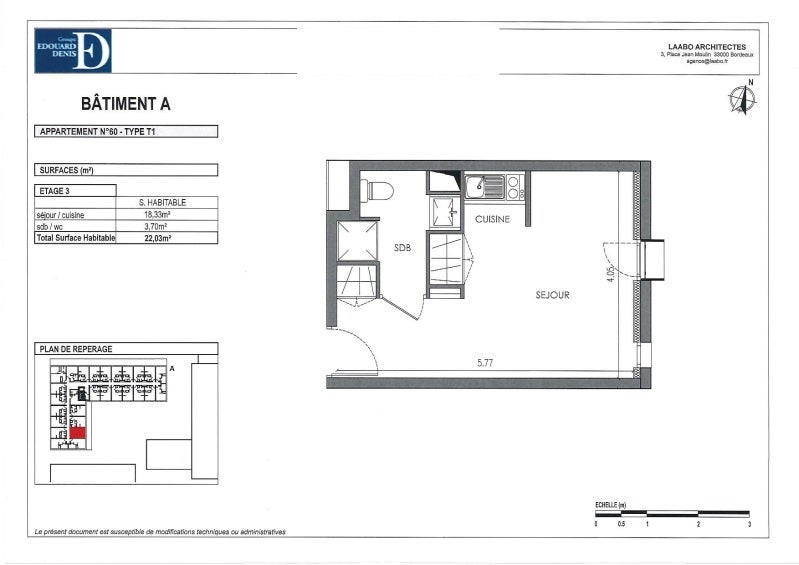 Appartement Rue Schyller à Villenave-d'Ornon
