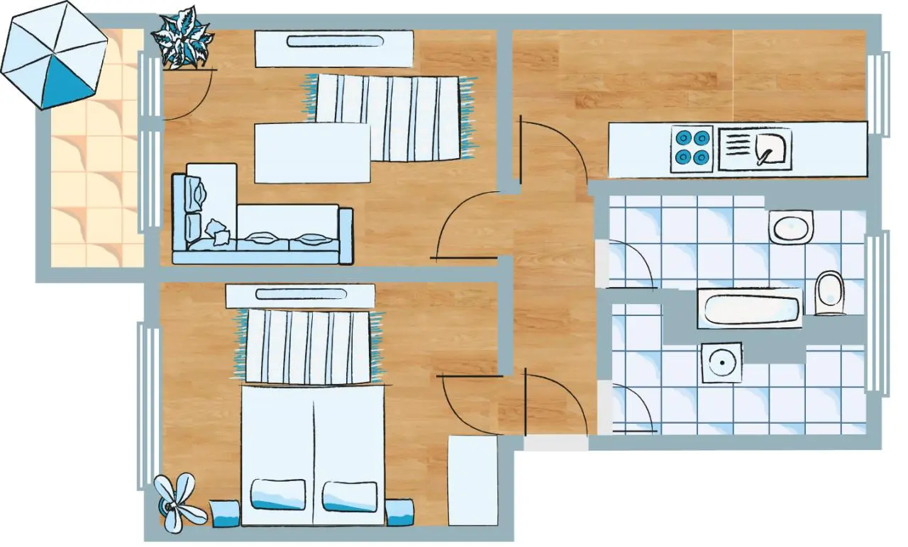 Wohnung Wiener Straße in Brandenburg an der Havel