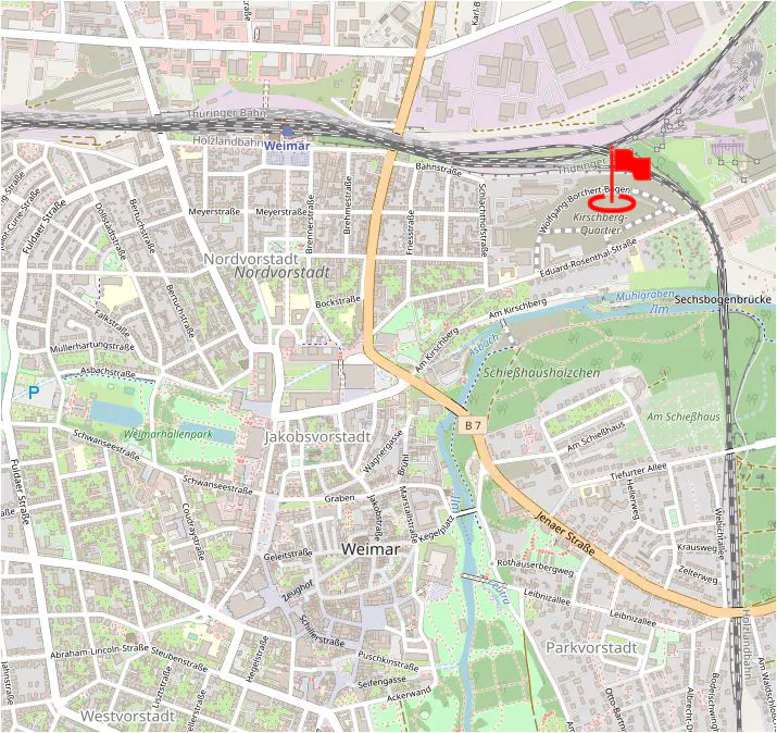 Wohnung Bahnstraße in Weimar