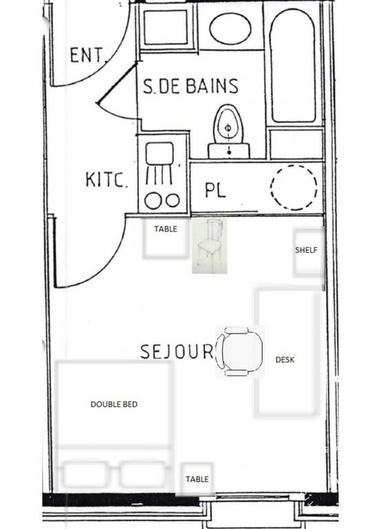 Appartement Rue de la Santé à Paris