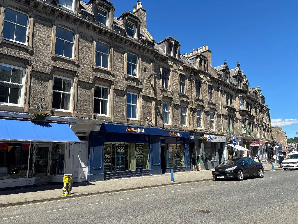 Flat High Street in Hawick