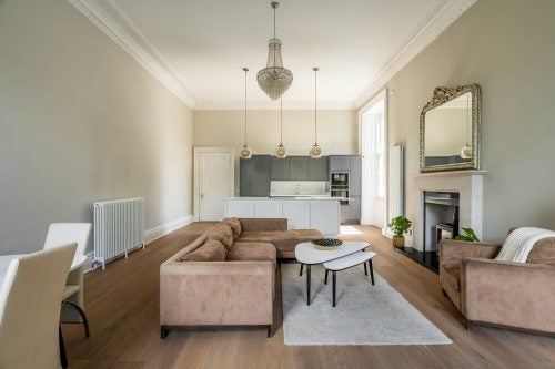 Flat Doune Terrace in City of Edinburgh
