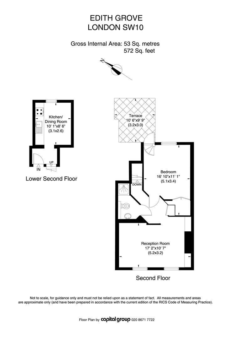 Flat Edith Grove in Greater London