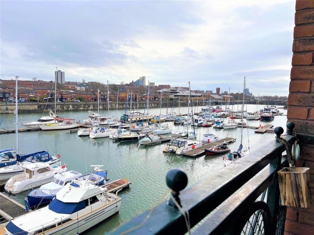 Flat South Ferry Quay in Liverpool