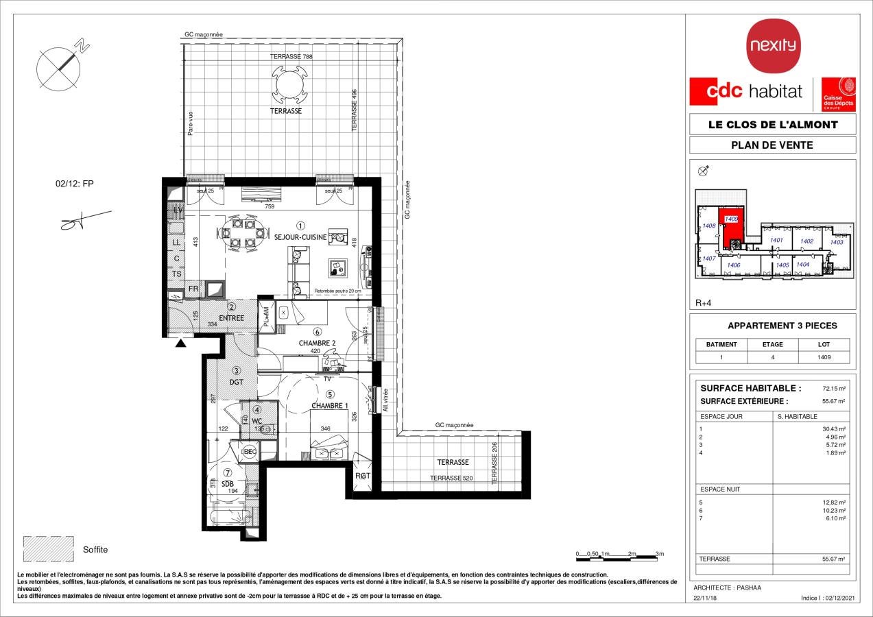 Flat Rue des Fabriques in Melun