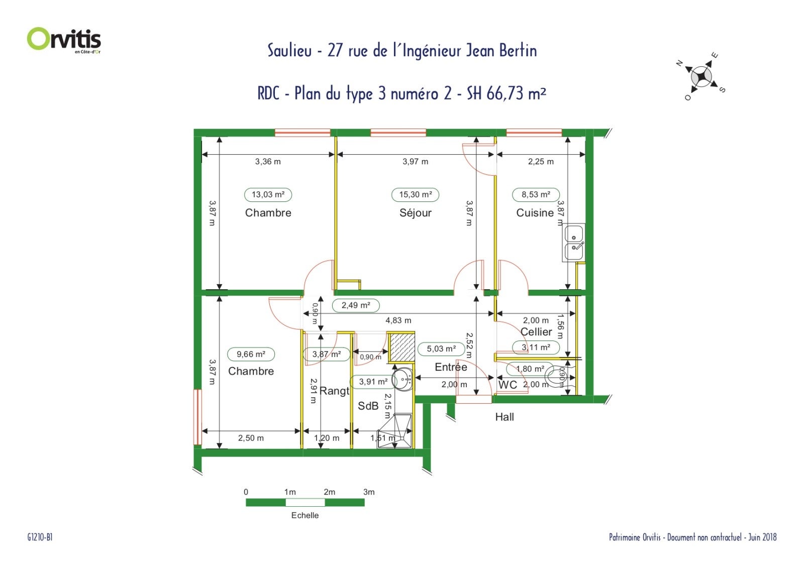 Appartement Rue de l'Ingénieur Jean Bertin à Saulieu