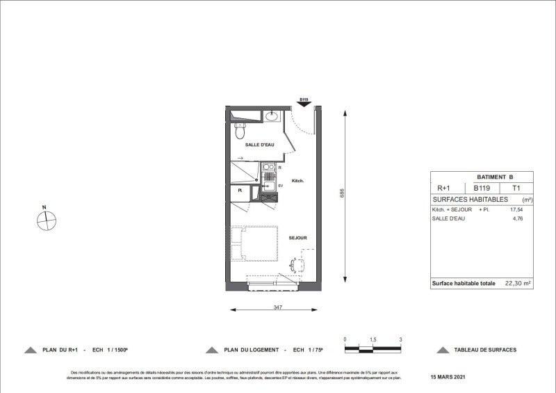 Appartement Rue de Béguine à Joué-lès-Tours