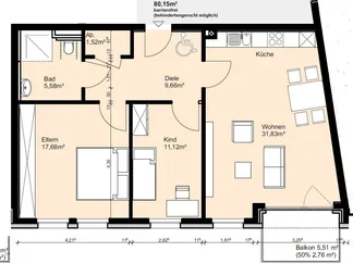 Wohnung Am Schönenkamp in Düsseldorf
