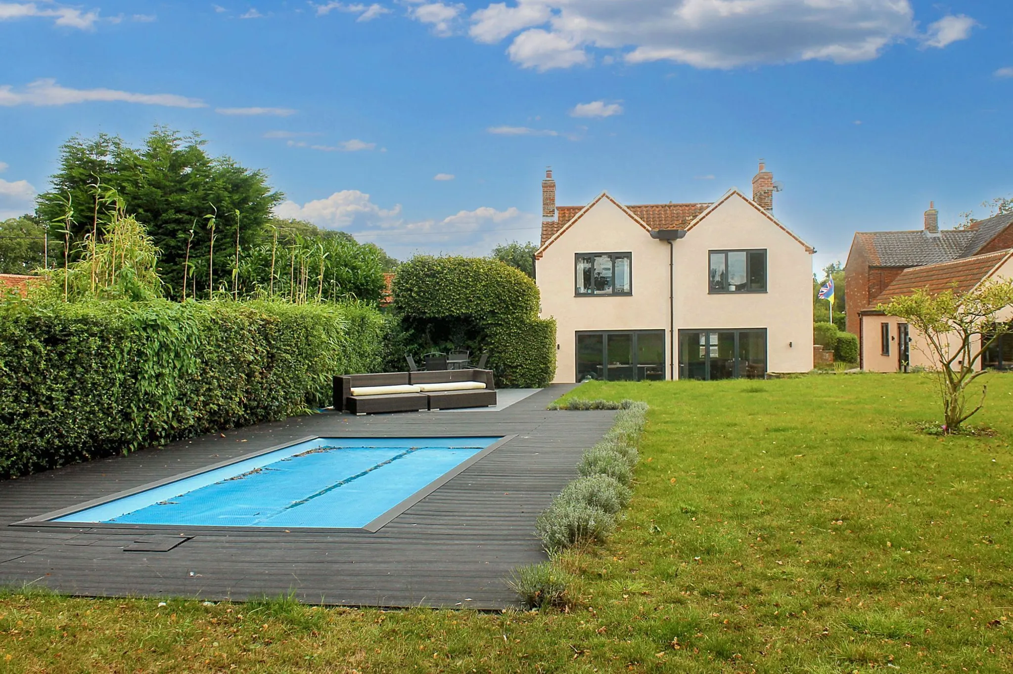 House Barney Road in North Norfolk