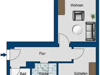 Wohnung Bergmannstraße in Dresden