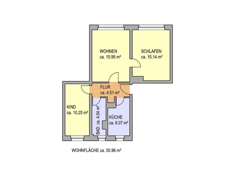 Wohnung Theodor-Heuss-Straße in Bitterfeld-Wolfen