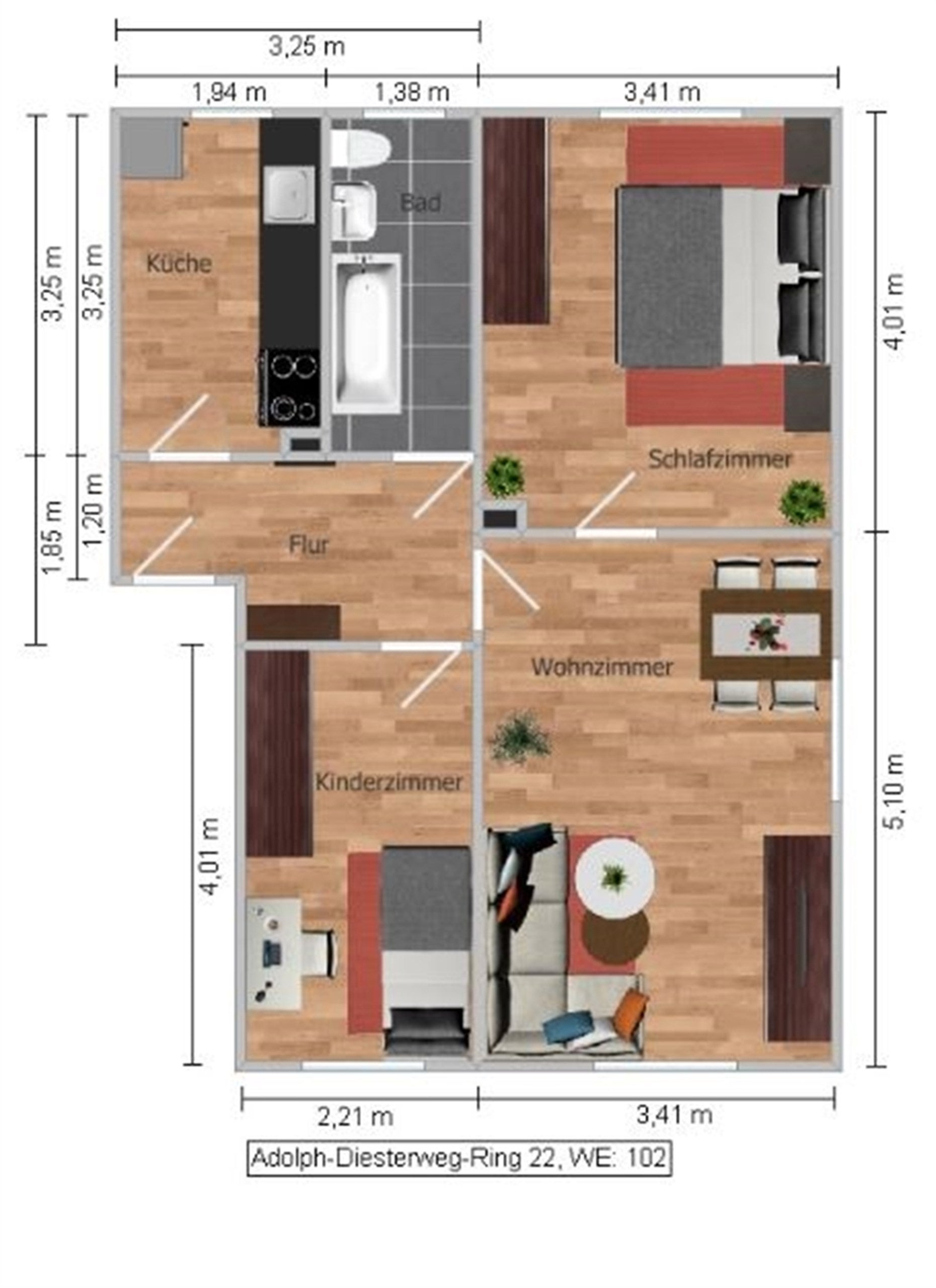 Wohnung Adolph-Diesterweg-Ring in Spremberg