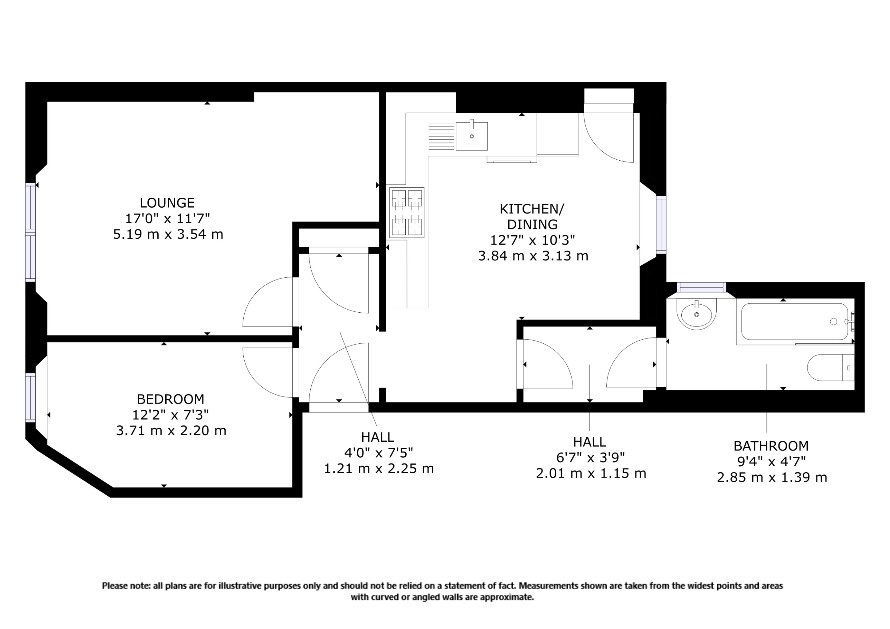 Flat Borestone Crescent in Stirling