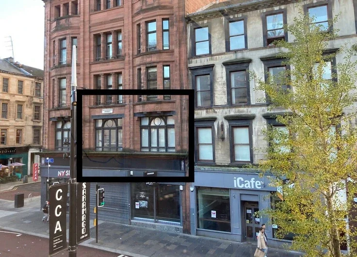 Flat Pitt Street in Glasgow
