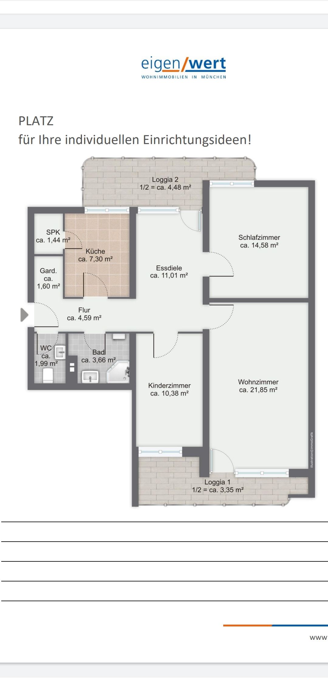 Wohnung Hubertusweg in Haar