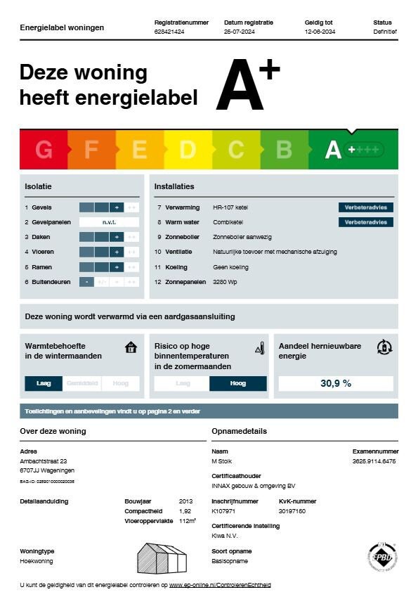 Huis Ambachtstraat 23 in Wageningen