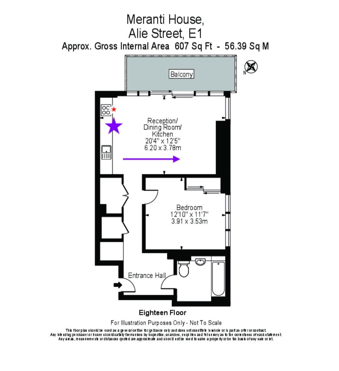 Flat Piazza Walk in Greater London