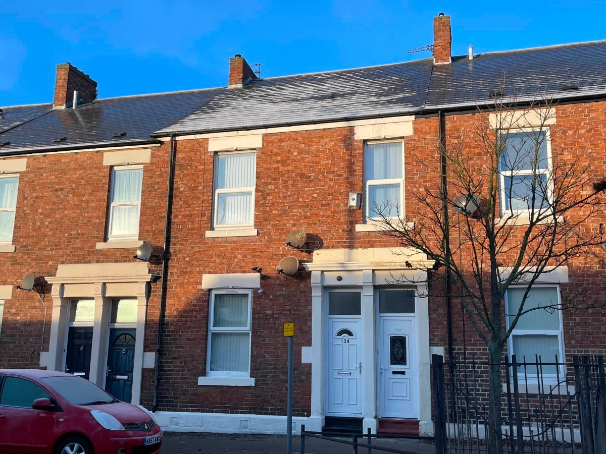 Flat Howdon Road in North Tyneside