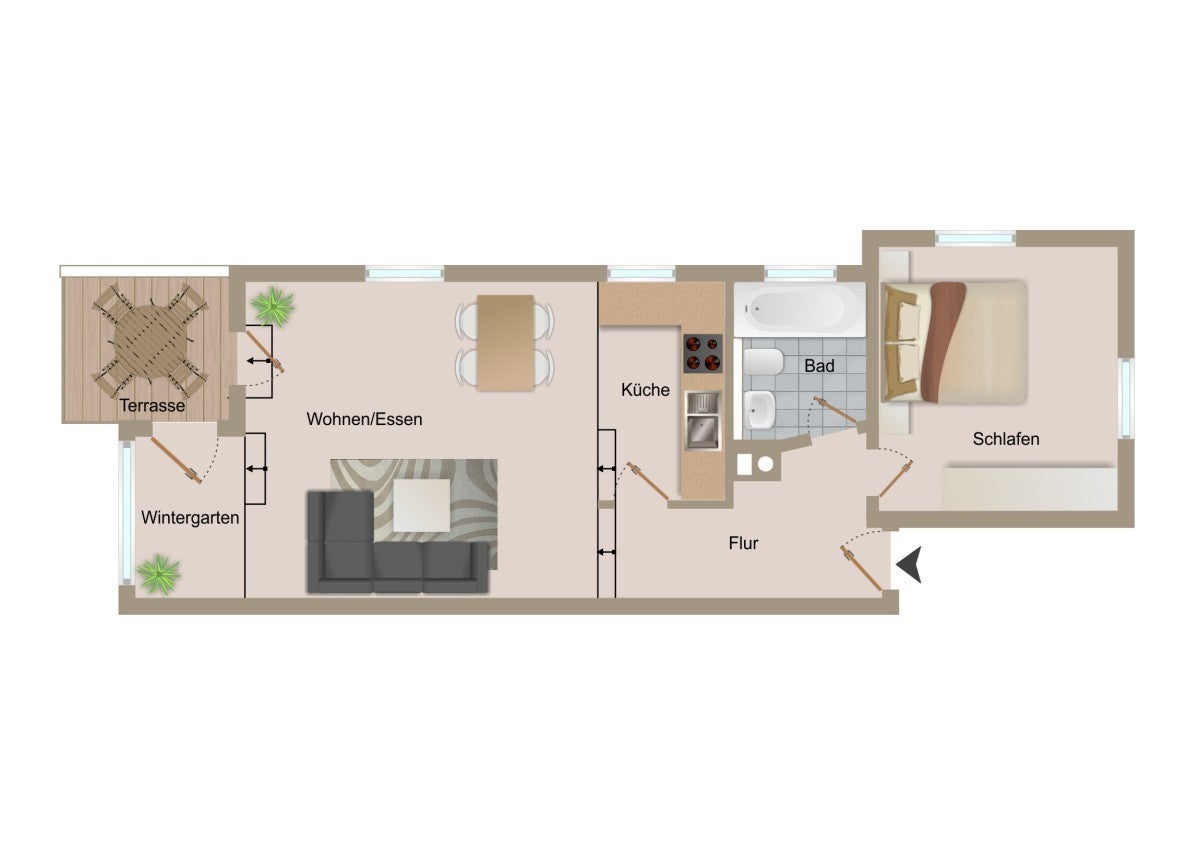 Wohnung Farrenstraße in Althengstett