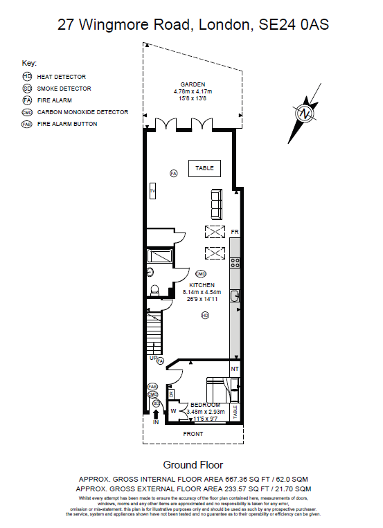 Flat Wingmore Road in Greater London