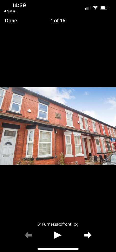 House Furness Road in Manchester