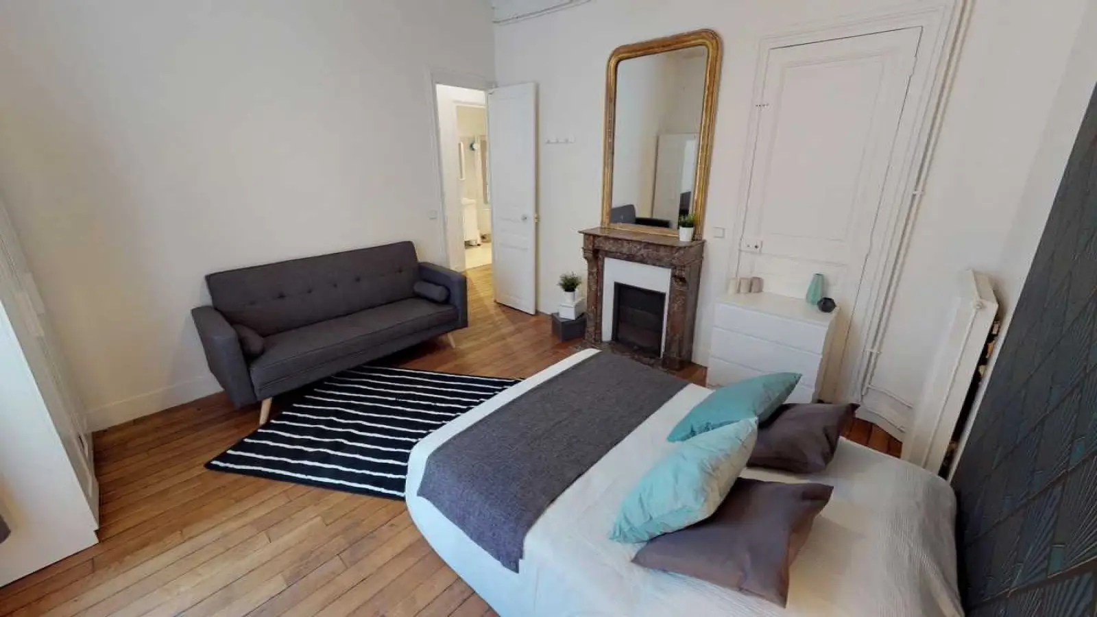 Chambre Rue Dorian à Paris