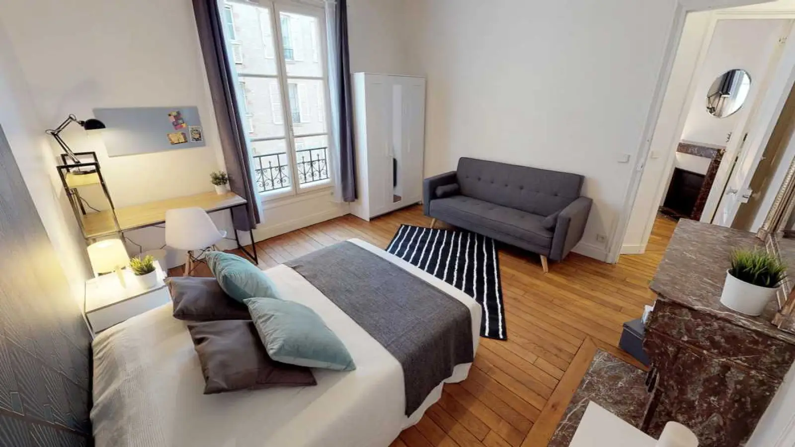 Chambre Rue Dorian à Paris