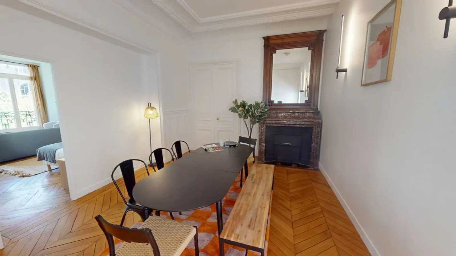 Chambre Rue Ampère à Paris
