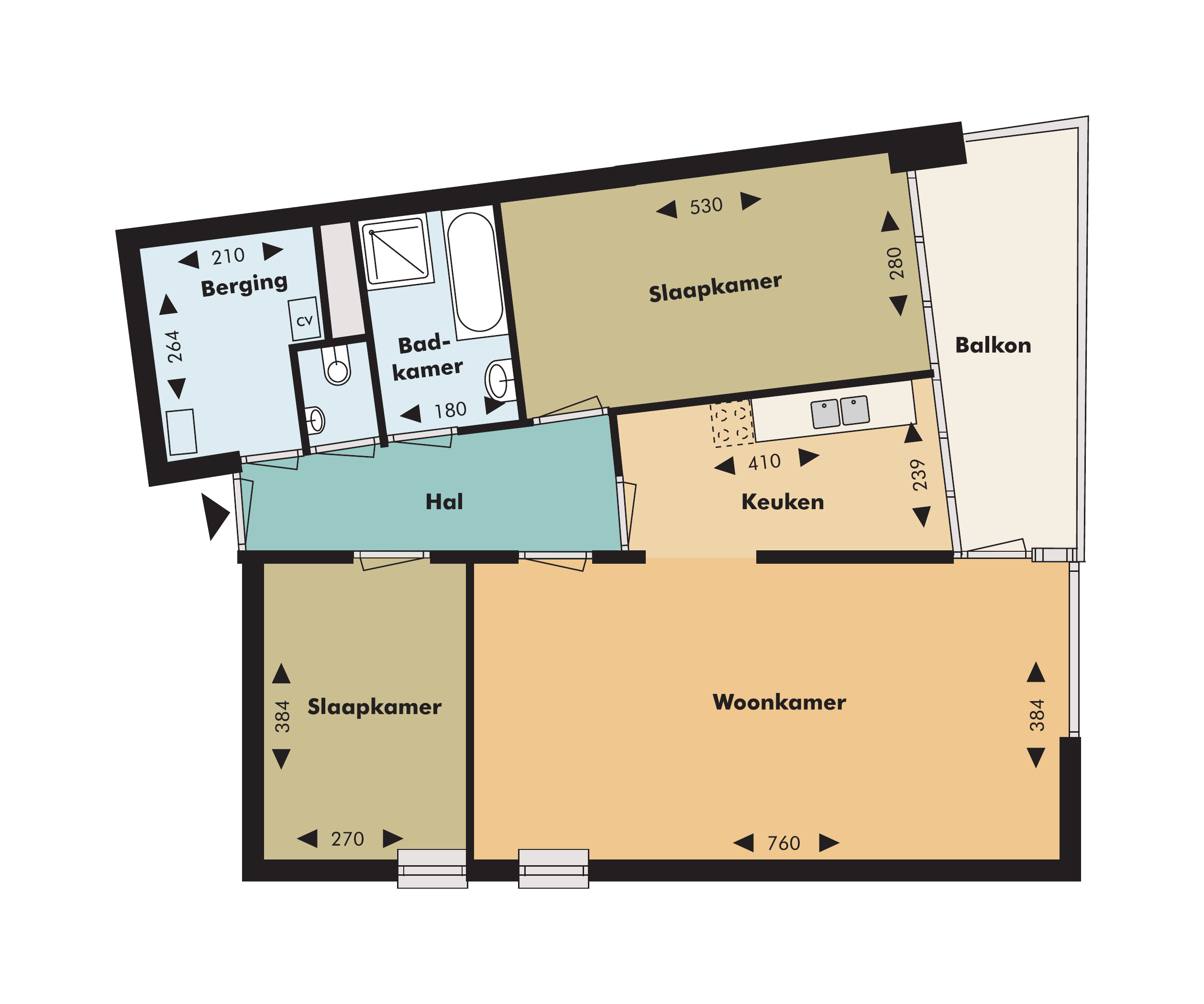 Appartement Clazina Kouwenbergzoom 166 in Rotterdam