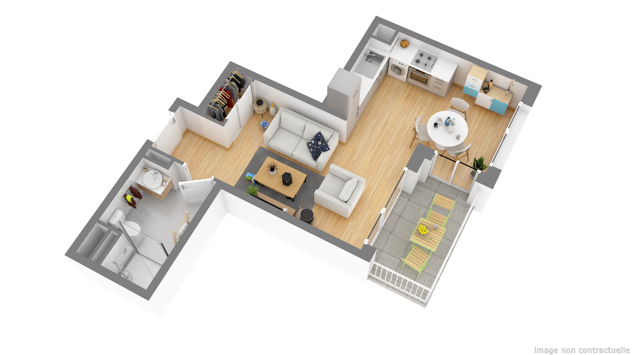 Appartement Allée Santiano à Ostwald