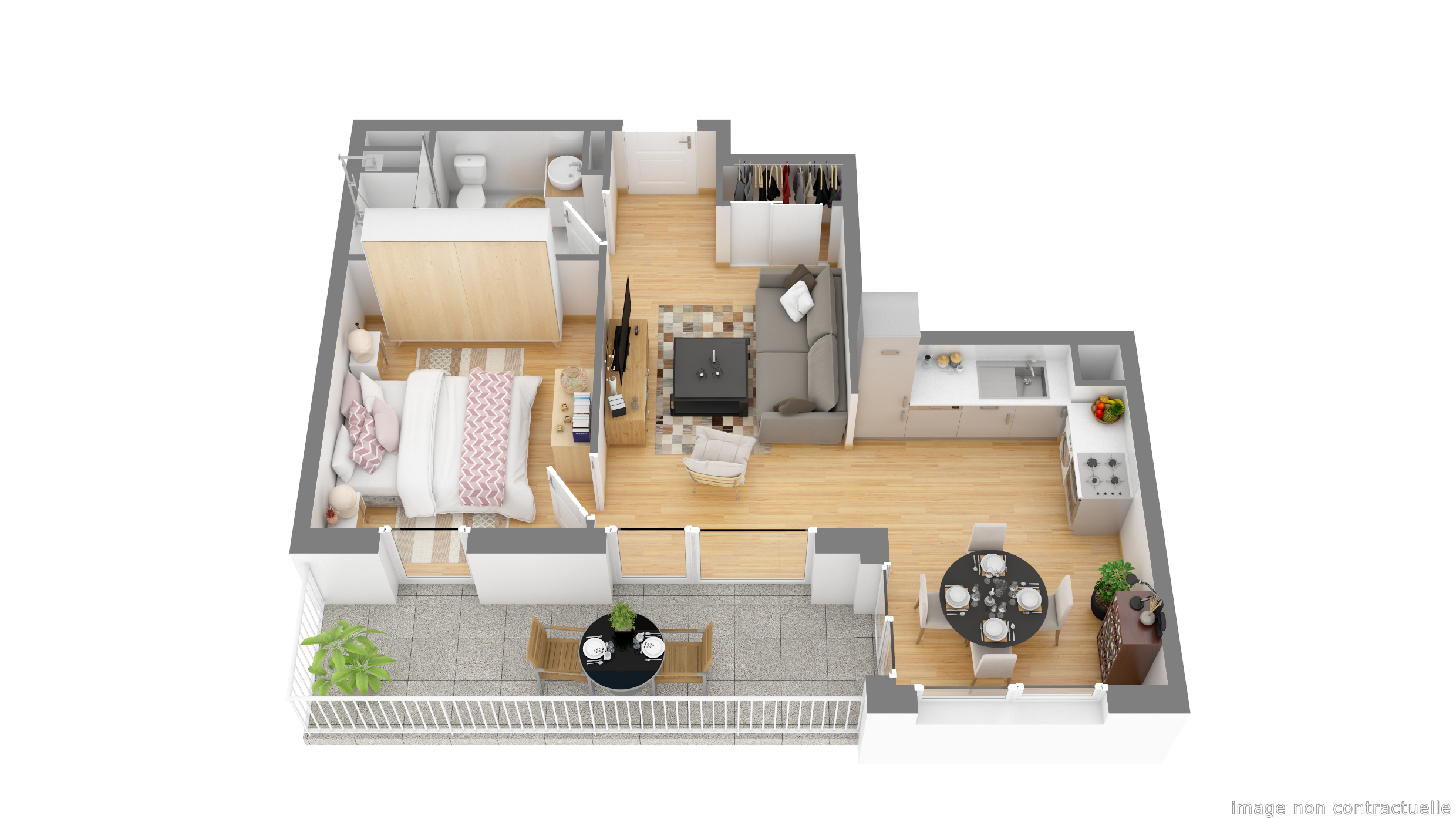 Appartement Allée Santiano à Ostwald