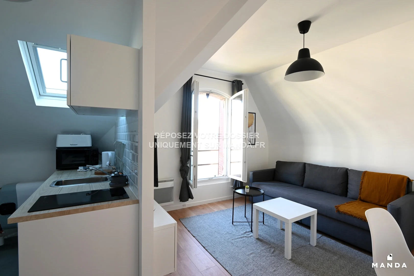 Flat Rue des Monts Clairs in Colombes