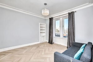 Flat Dean Road in Bo'ness