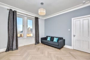 Flat Dean Road in Bo'ness