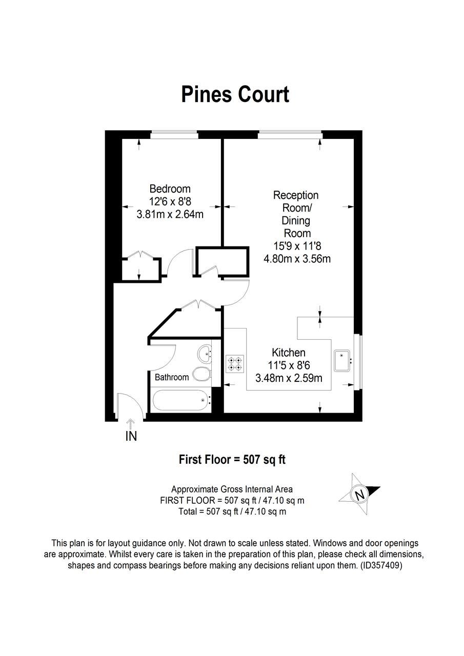 Flat Parkside in Greater London