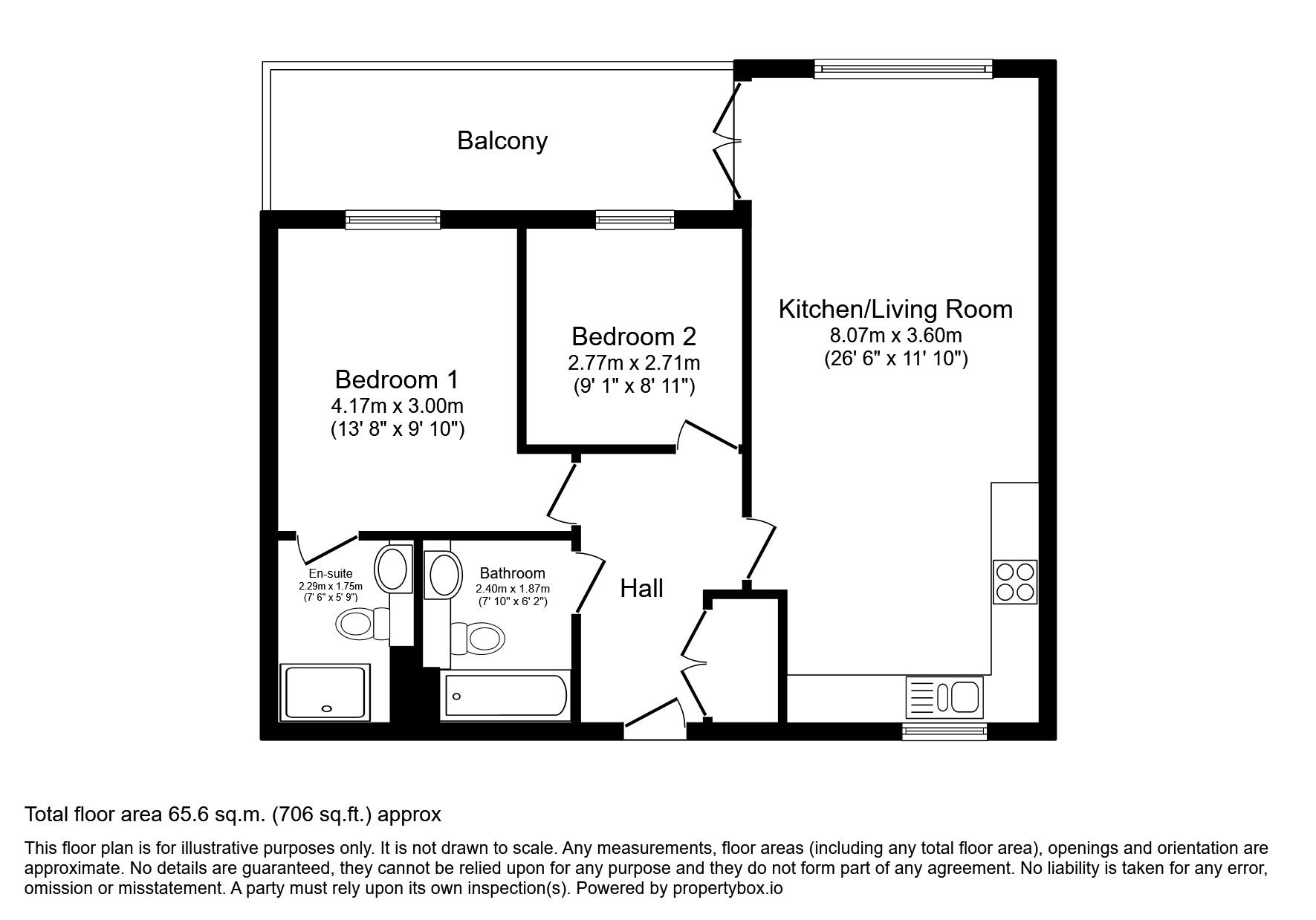 Flat Osnaburgh Hill in Surrey Heath