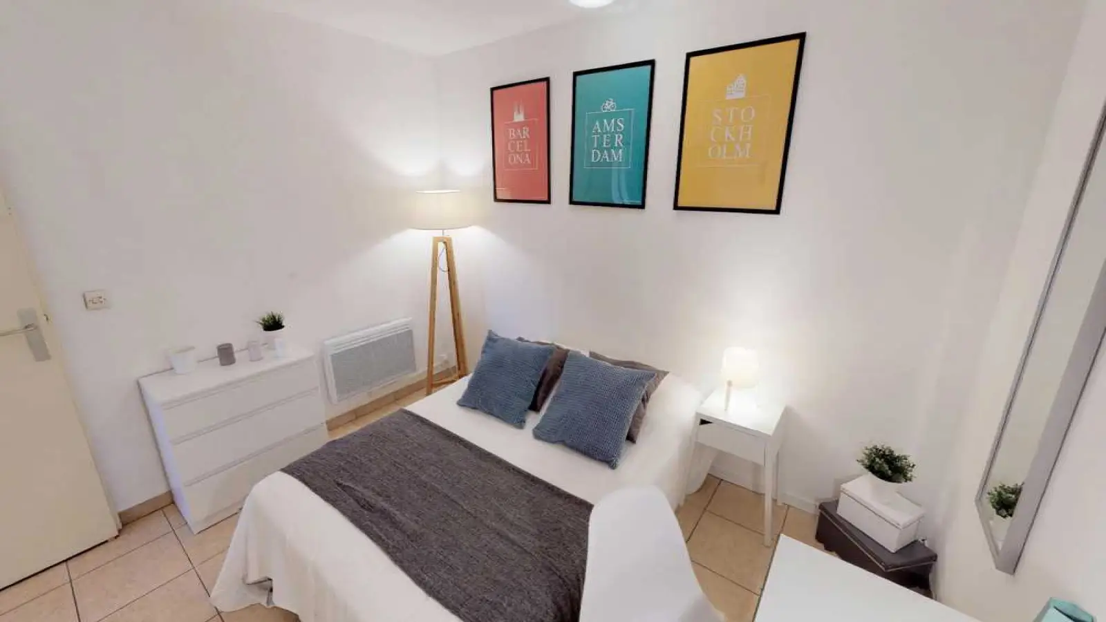 Chambre Rue d'Arcole à Lille