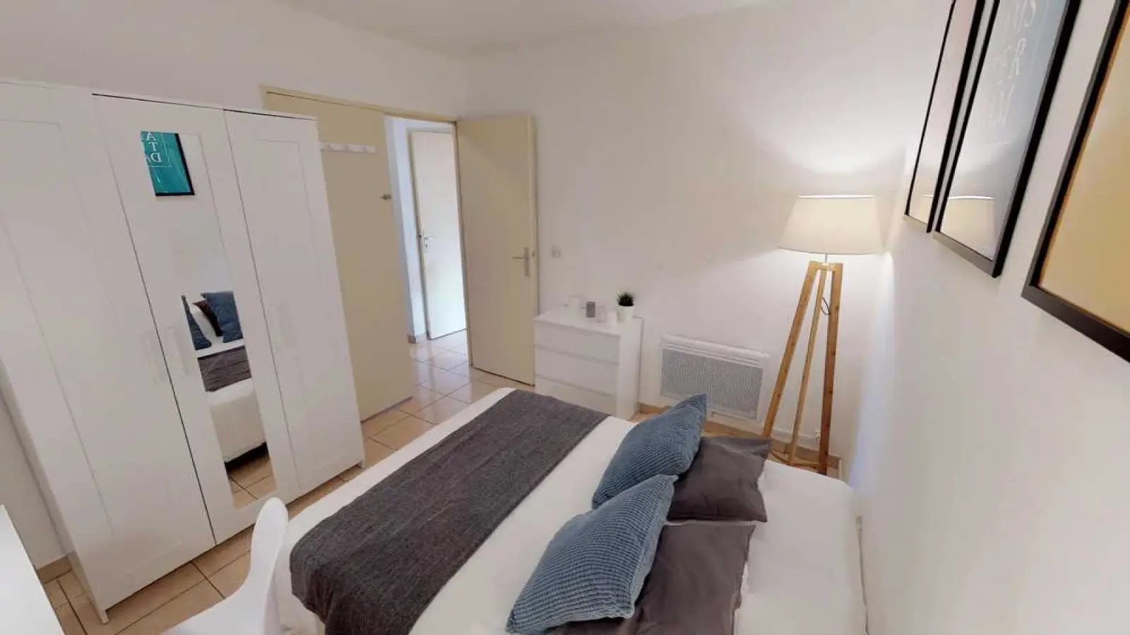 Chambre Rue d'Arcole à Lille