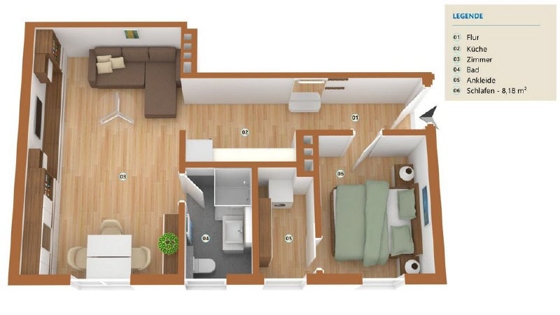 Wohnung Liebigstraße in Minden