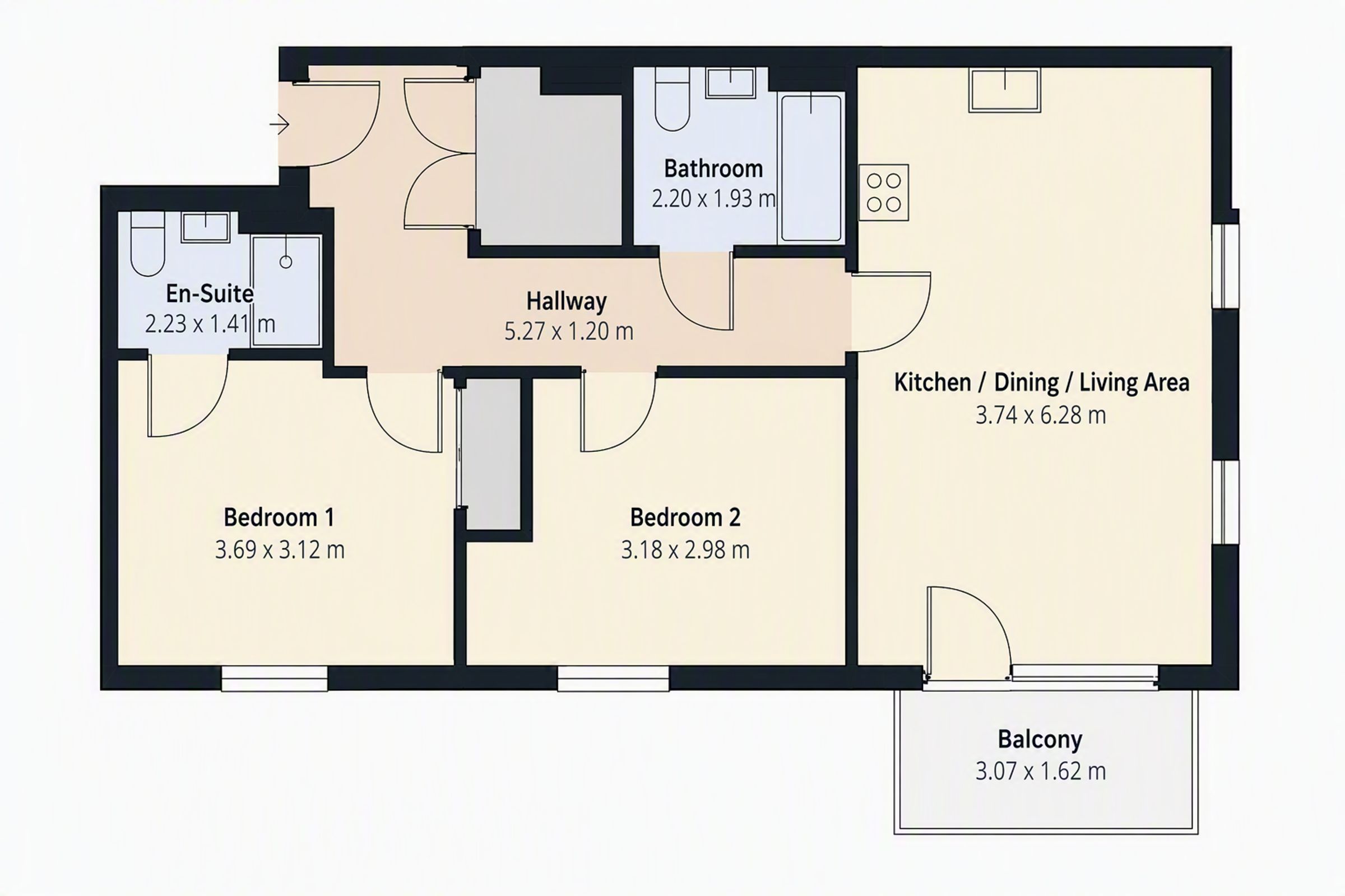 Flat Brooklands in Nelson