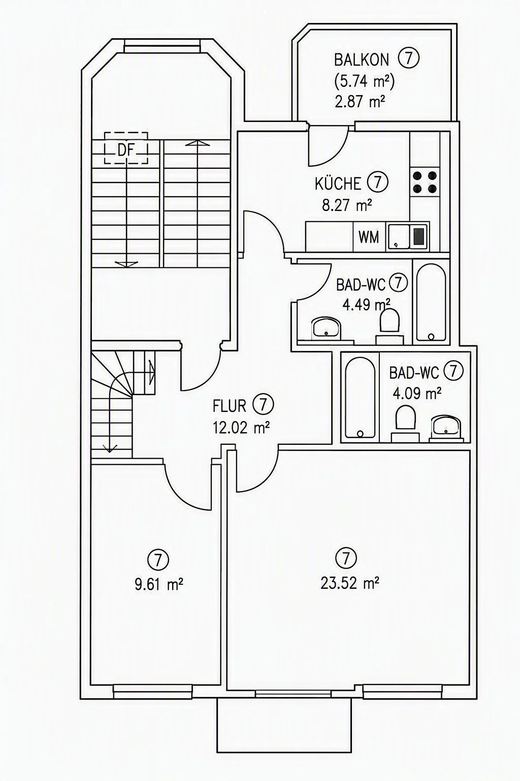 Wohnung Moritzstraße in Zwickau