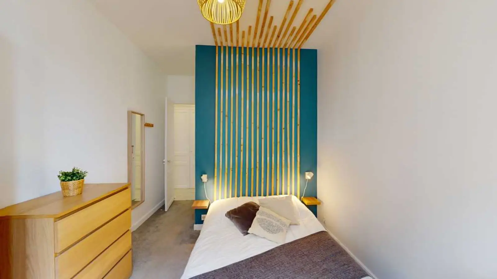 Chambre Rue Ampère à Paris